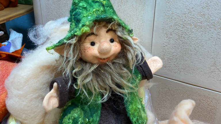 Handpuppe Zwerg